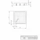 Dušas paliktnis kvadrātveida Radaway RODOS C Compact 80x80