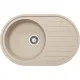 Virtuves izlietne FRANKE RONDA 77x50 cm, ROG 611 pop-up, beige
