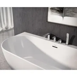 Vannas maisītājs uz vannas malas RAVAK Flat 4-daļīgs. FL 026.00, X070120