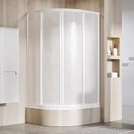 Dušas stūris pusapaļš RAVAK SKCP4 Sabina 90x90, 31177V10011