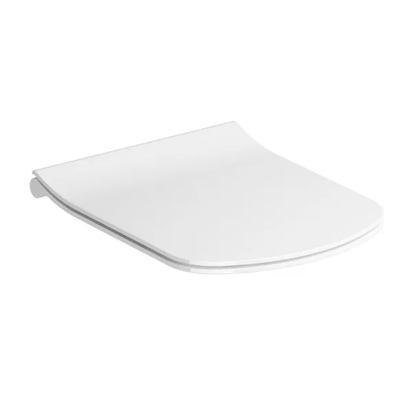 Tualetes poda vāks ar Soft Close Ravak Classic Slim, balts X01673