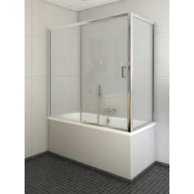 Bīdāmās vannas durvis Roth LLV2/1200+LLVB/700