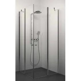 Dušas stūris kvadrātveida Stikla Serviss ANNA 90x90cm