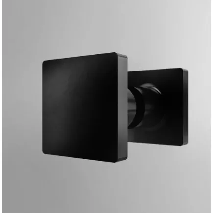 Dušas stūris kvadrātveida SanSwiss ANNEA BLACK AN13G/D 100x100cm