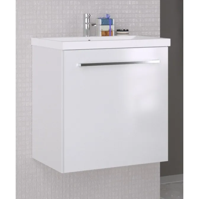 Vannas istabas skapītis ar izlietni RB SCANDIC 51 cm, balts 15132211