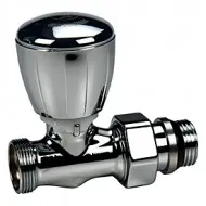 Dvieļu žāvētāju rokas ventilis Giacomini taisns, 1/2x16 hroms