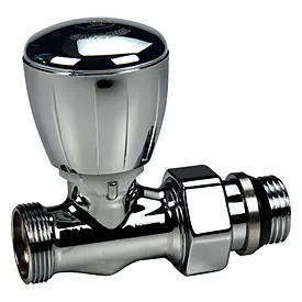 Dvieļu žāvētāju rokas ventilis Giacomini taisns, 1/2x16 hroms