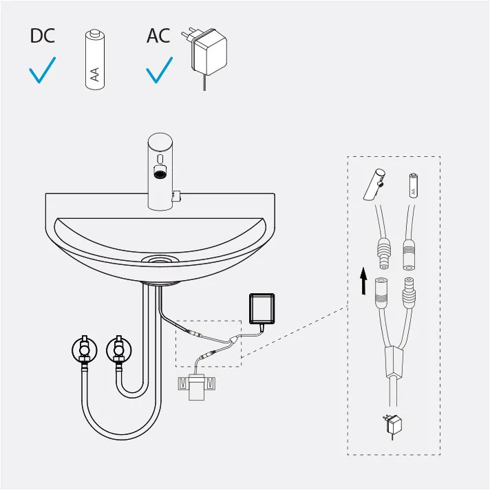 Izlietnes maisītājs TRES Electronic 230/6V, 39210309