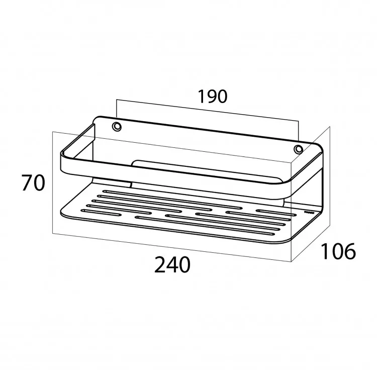 Dušas grozs Tiger CADDY, 1400030746