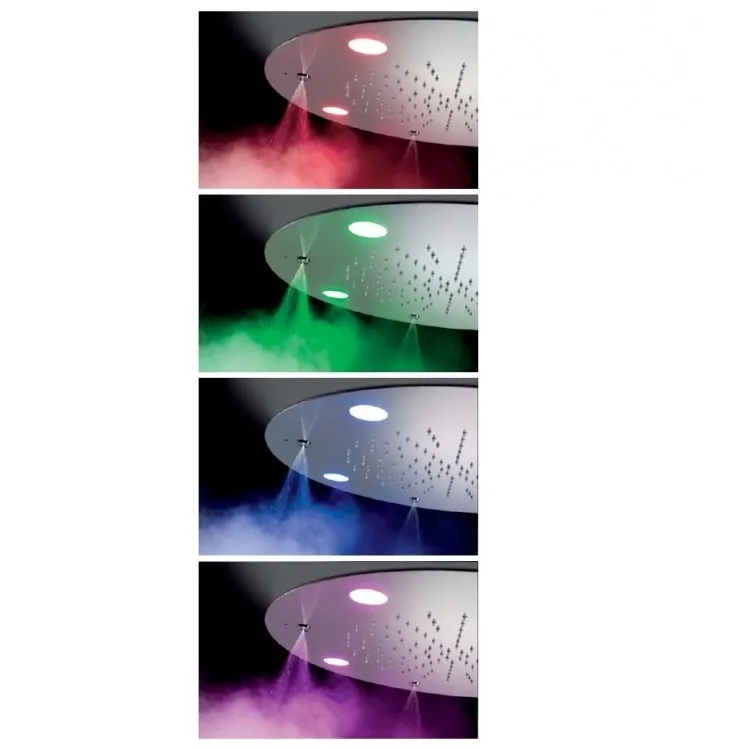 Dušas galva TRES Chromotherapy D60 cm, hroms 29995801