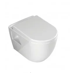 Tualetes pods piekaramais Turavit RONDO ar Soft Close vāku, 14T5508+14T5509