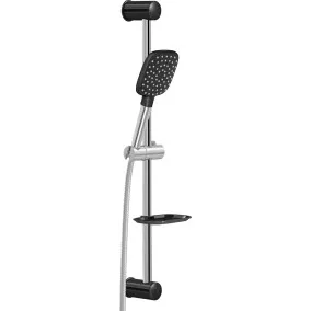 Dušas komplekts Valtemo Aqua Chrome Black, VS-6150