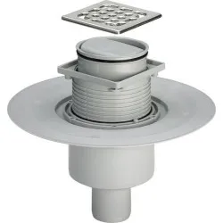 Traps ar sauso aizvaru VIEGA 100x100 DN50, 583224