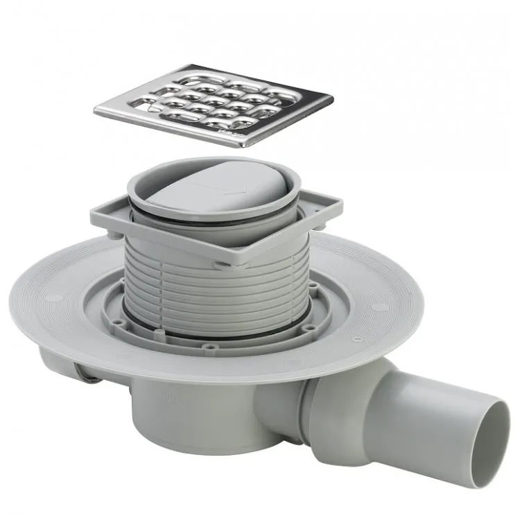 Traps ar sauso aizvaru VIEGA, 100x100 DN50, 583217