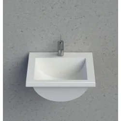 Vannas istabas izlietne Vispool Q-500 50x48 cm, balta