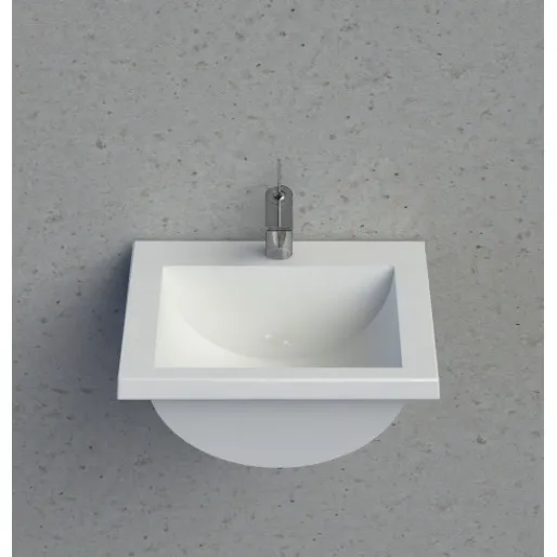 Vannas istabas izlietne Vispool Q-500 50x48 cm, balta