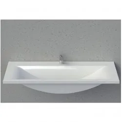 Vannas istabas izlietne Vispool Q-1400 140x50 cm, balta