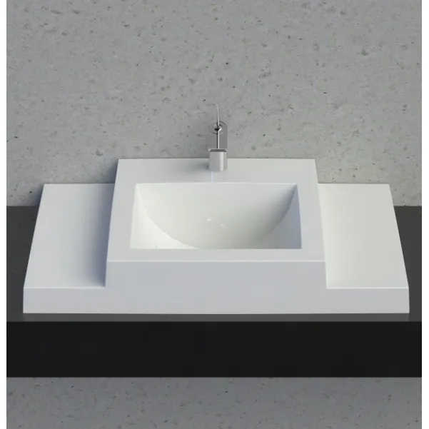 Vannas istabas izlietne Vispool Q-900 90x54 cm, balta
