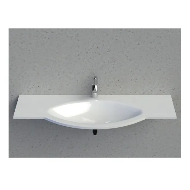 Vannas istabas izlietne Vispool L-1300 130x52 cm, balta