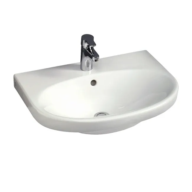 Vannas istabas izlietne Gustavsberg Nautic 5556 56x43 cm, Ceramicplus pārklājums, 555699R1.