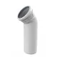 Kanalizācijas garais līkums AS+ DN110 45°