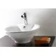 Vannas istabas uzliekamā izlietne Bathco Atlanta 47x47сm, 0005 Vannas istabas uzliekamā izlietne Bathco Atlanta 47x47сm, 0005