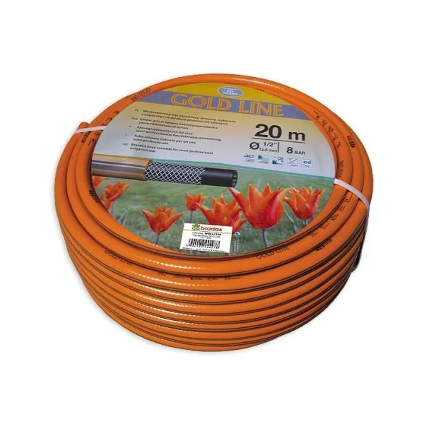 Bradas Dārza šļūtene Gold Line 1, 20m 280158