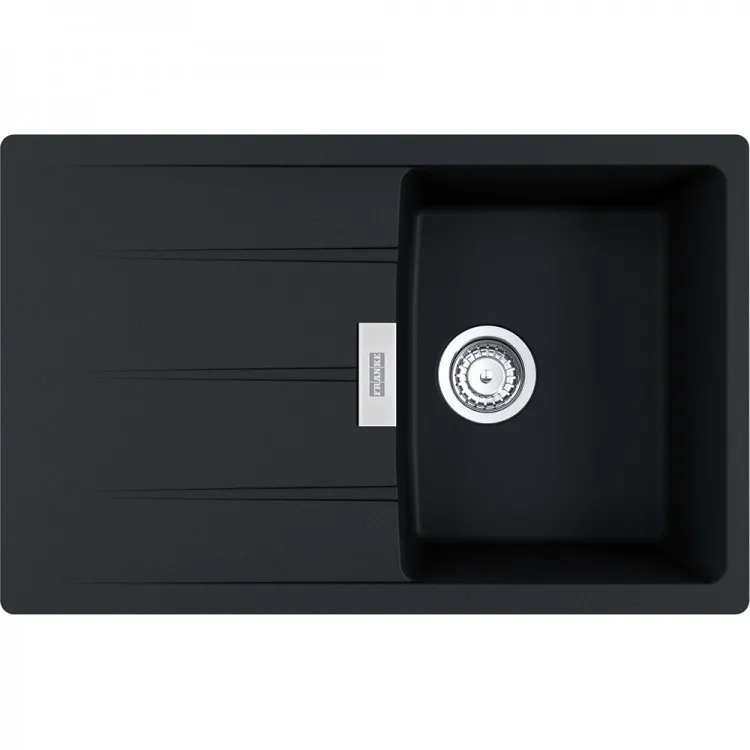 Virtuves izlietne FRANKE CENTRO 78x50 cm, CNG 611-78, onyx