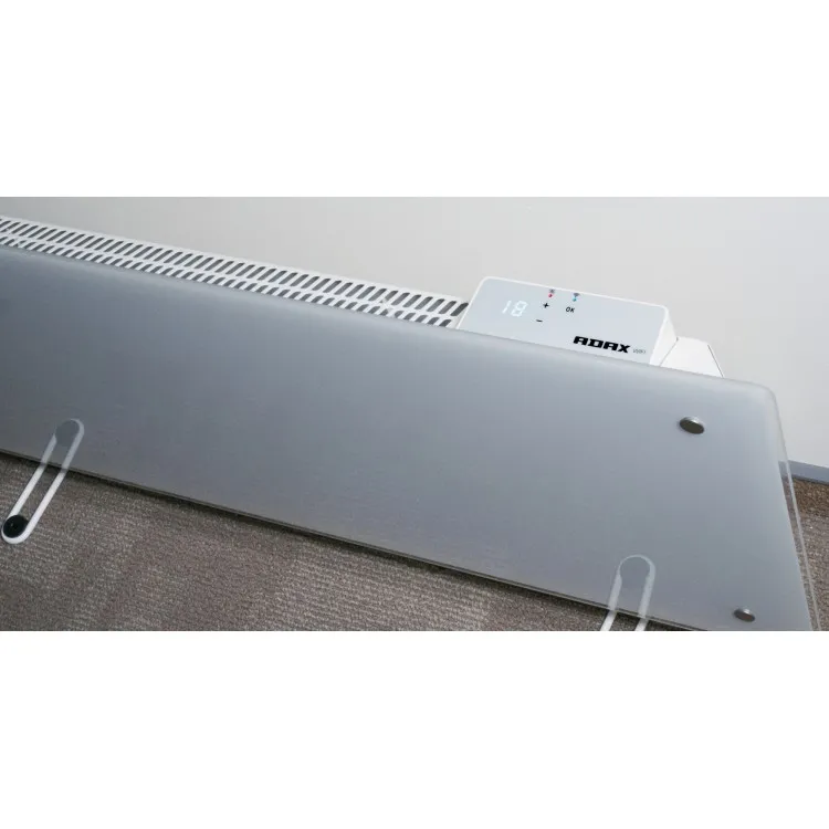 Elektriskais stikla radiators ADAX CLEA L 10 KWT, WiFi,1000W