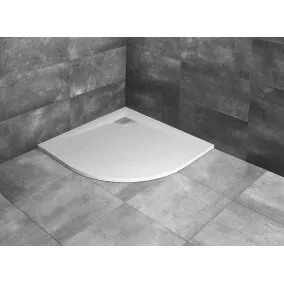 Dušas paliktnis pusapaļš Radaway KYNTOS A 80x80cm, balts