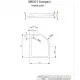 Dušas paliktnis asimetrisks Radaway SIROS E Compact 90x80cm L