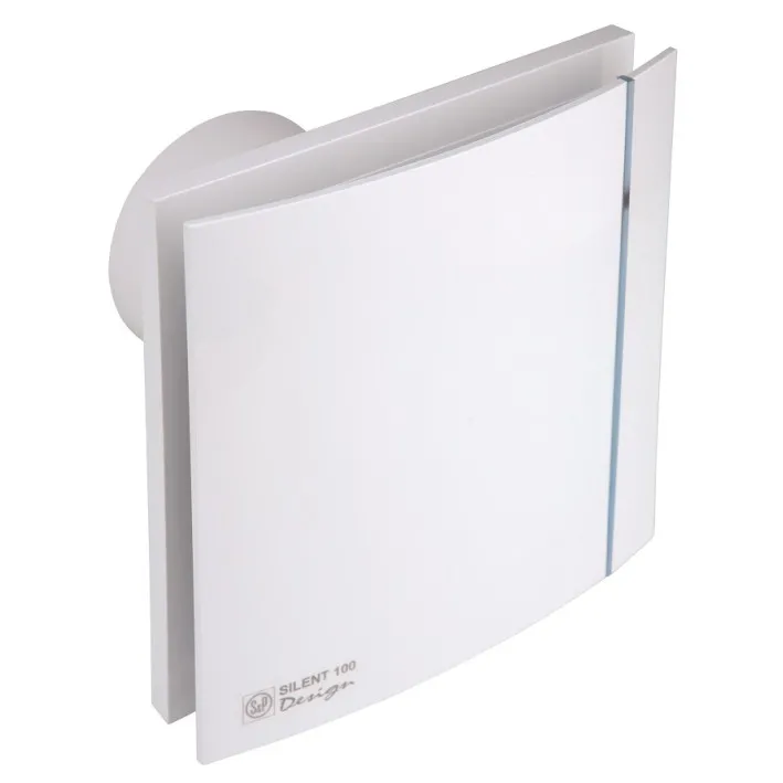 Sadzīves ventilators S&P Silent Design 100CZ, pretvārsts