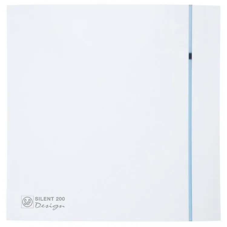 Sadzīves ventilators S&P Silent Design 200CRZ, ar taimeri