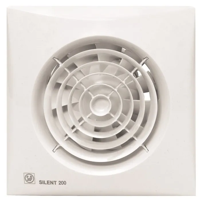 Sadzīves ventilators S&P Silent 200CHZ, mitruma sensors