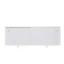 Vannas priekšējais panelis ar bīdāmām durvīm 150x53-56 cm, akrils