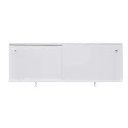 Vannas priekšējais panelis ar bīdāmām durvīm 150x53-56 cm, akrils