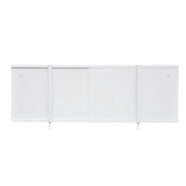 Akrila vannas priekšējais panelis ar bīdāmām durvīm 150x61cm