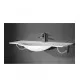 Vannas istabas izlietne Vispool L-1300 130x52 cm, balta