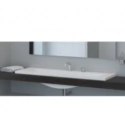 Vannas istabas izlietne Vispool Q-1400 140x50 cm, balta