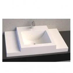 Vannas istabas izlietne Vispool Q-900 90x54 cm, balta