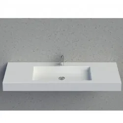 Vannas istabas izlietne Vispool F-1200 120x45 cm, balta