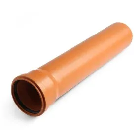 PVC Ārdarbu kanalizācijas caurule SN4 DN160 1.0m
