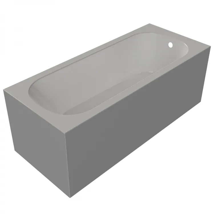 Taisnstūra vanna Aqualine SALSA 120x70 mm