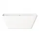 Brīvi stāvoša vanna PAA QUADRO WALL 1600x750,  VAQUAWA/00