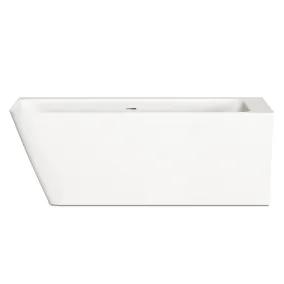 Stūra vanna PAA Silkstone QUADRO CORNER A 1600x750, balta matēta
