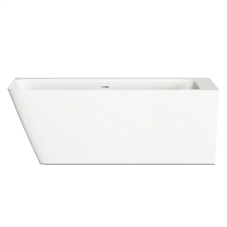 Stūra vanna PAA Silkstone QUADRO CORNER A 1600x750, balta matēta