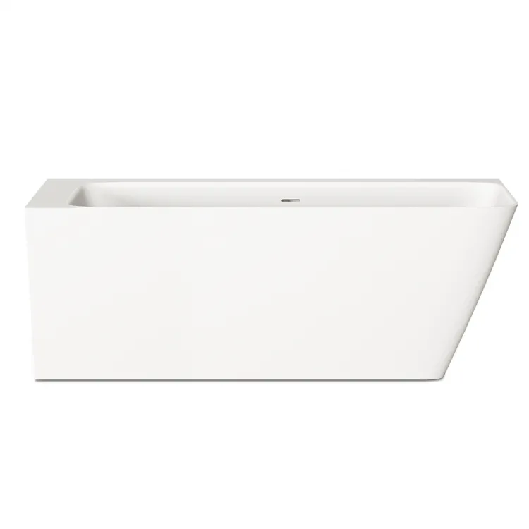 Stūra vanna PAA Silkstone QUADRO CORNER D 1600x750, balta matēta