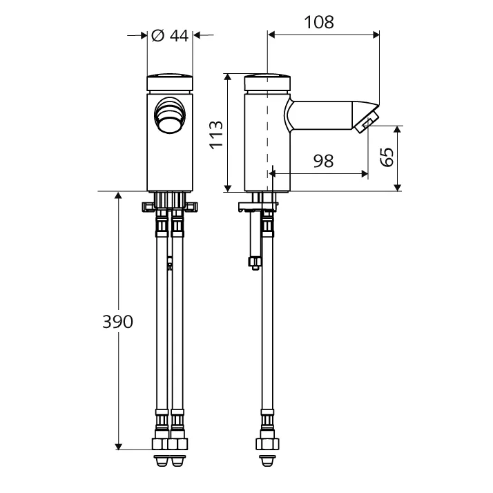 Izlietnes krāns ar dozatoru SCHELL Petit SC, 021510699.