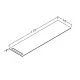 Darba virsma no augstspiediena lamināta Kame 170cm, WP-1/16-3/H12