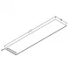 Darba virsma no augstspiediena lamināta Kame 210cm, WP-1/20-3/H12
